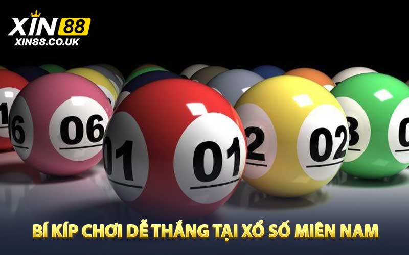Bí kíp chơi dễ thắng tại xổ số miền nam XIN88
