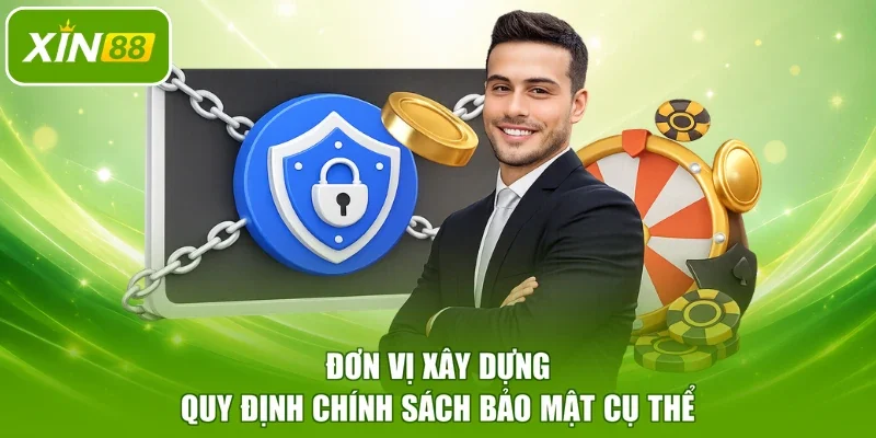 Đơn vị xây dựng quy định chính sách bảo mật cụ thể