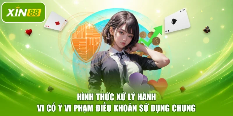 Hình thức xử lý hành vi cố ý vi phạm điều khoản sử dụng chung